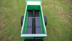 pull behind compost spreader inside top dresser box